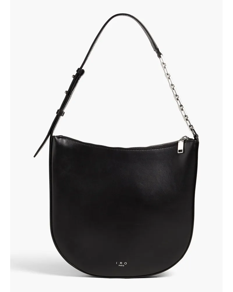 IRO Arc leather shoulder bag - Black Black