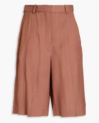 Sandro Slub woven shorts - Brown Brown