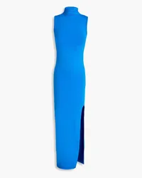 Simon Miller Cutout stretch-jersey maxi dress - Blue Blue