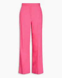 Claudie Pierlot Slub woven straight-leg pants - Pink Pink