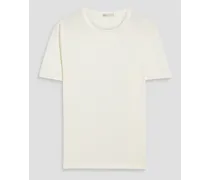 Chad linen-jersey T-shirt - White