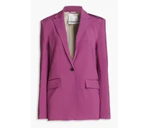 Stretch-jersey blazer - Purple