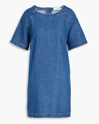 Rag & Bone Justine frayed denim mini dress - Blue Blue