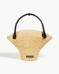 Balenciaga Faux raffia tote - Neutral Neutral