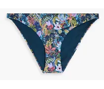 Ashley Liberty-print low-rise bikini briefs - Blue