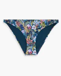 Onia Ashley Liberty-print low-rise bikini briefs - Blue Blue