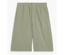 French cotton-terry shorts - Green