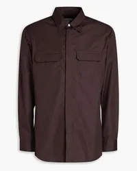 Dunhill Cotton-poplin shirt - Brown Brown