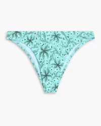 FISCH Flamands printed stretch-ECONYL bikini briefs - Green Green