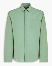 Jacquemus Meio wool and cotton-blend shirt - Green Green