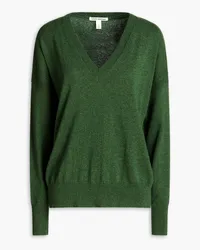 Autumn Cashmere Mélange cashmere sweater - Green Green