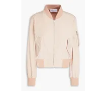 Twill bomber jacket - Pink