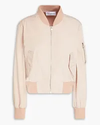 RED Valentino Twill bomber jacket - Pink Pink