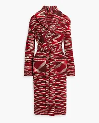 Missoni Space-dyed ribbed wool cardigan - Red Red