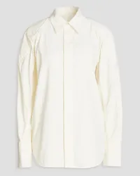 Dion Lee Cotton-blend twill shirt - White White