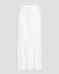 IRO Zimon jersey midi skirt - White White