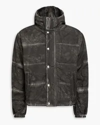 John Elliott + Co Quilted cotton hooded jacket - Gray Gray