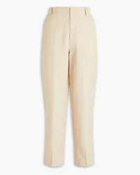 Alex Mill Kennedy linen, TENCEL™ and cotton-blend twill tapered pants - White White