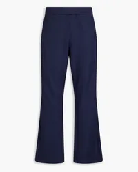 J.W.Anderson Snap-detailed jersey track pants - Blue Blue