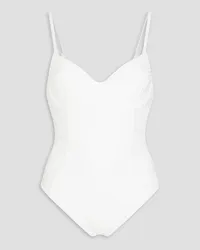 Onia Chelsea stretch-jacquard swimsuit - White White