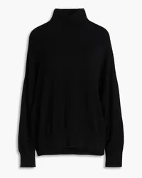 Loulou Studio Brushed cashmere turtleneck sweater - Black Black