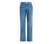 Ilona high-rise straight-leg jeans - Blue
