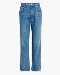 Frame Denim Ilona high-rise straight-leg jeans - Blue Blue