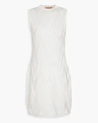 Missoni Metallic crochet-knit mini dress - Metallic Metallic