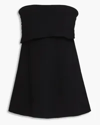 Totême Strapless crepe top - Black Black