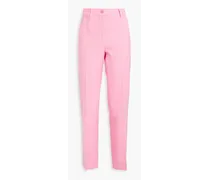 Twill straight-leg pants - Pink