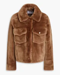 Yves Salomon Shearling jacket - Brown Brown