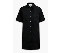 Storm shell mini shirt dress - Black