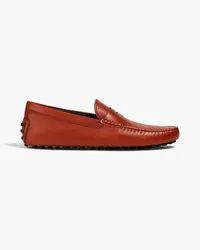 TOD'S Leather driving shoes - Red Red