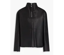 Anja leather jacket - Black