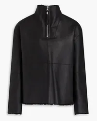 IRO Anja leather jacket - Black Black