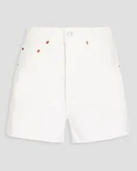 RE/DONE 50s denim shorts - White White