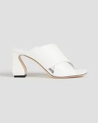 Sergio Rossi Leather mules - White White