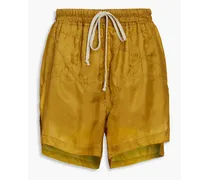 Cupro shorts - Green