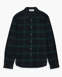 Alex Mill Mill checked cotton-flannel shirt - Green Green