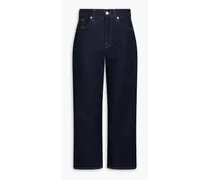 Modern mid-rise straight-leg jeans - Blue