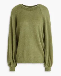 Alberta Ferretti Mohair-blend sweater - Green Green