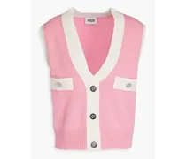 Knitted vest - Pink