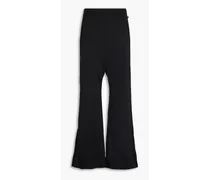French terry track pants - Black