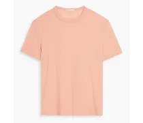 Slub cotton-jersey T-shirt - Orange