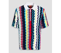 Missoni Crochet-knit polo shirt - Red Red