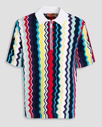 Missoni Crochet-knit polo shirt - Red Red