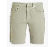 L'Homme denim shorts - Green