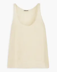 THREE GRACES Tina linen tank - White White