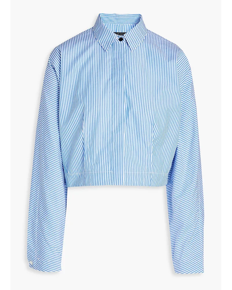 Rag & Bone Morgan striped cotton-poplin shirt - Blue Blue