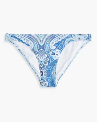 Melissa Odabash Barbados paisley-print low-rise bikini briefs - Blue Blue